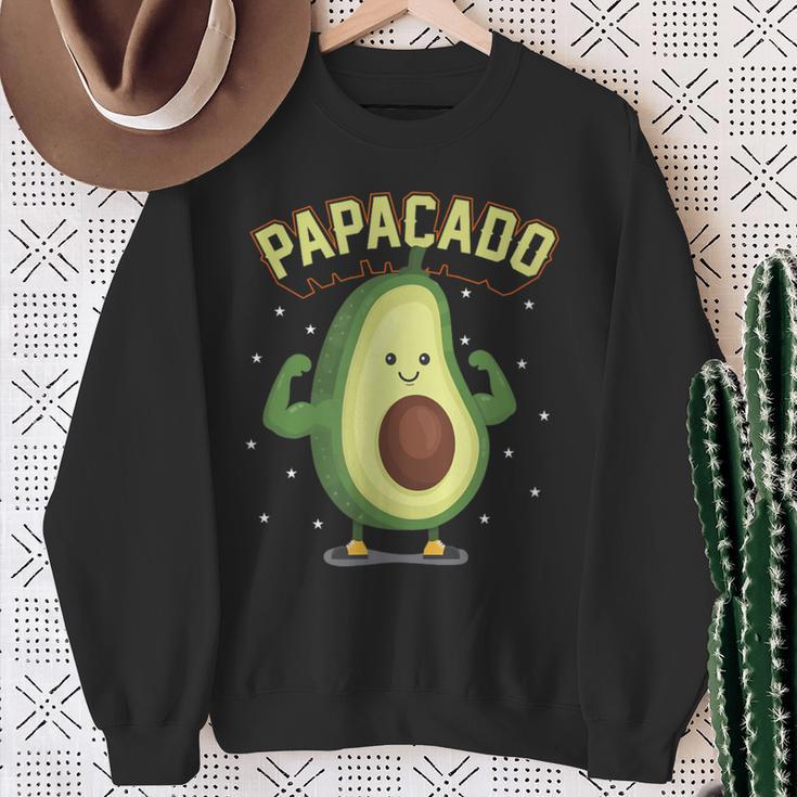 Avocado For Fathers Papacado Sweatshirt Geschenke für alte Frauen