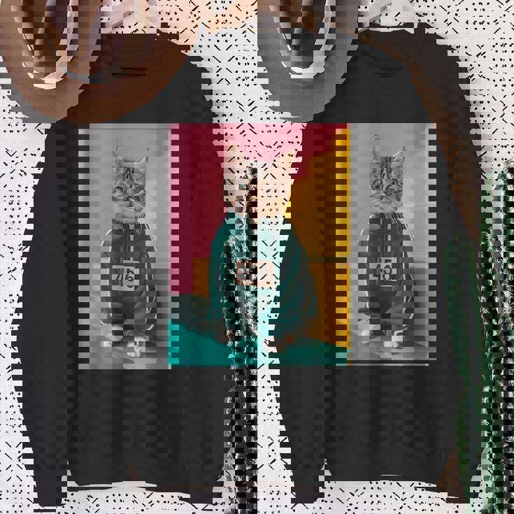 Cat Kitten Graphic Sweatshirt Gifts for Old Women