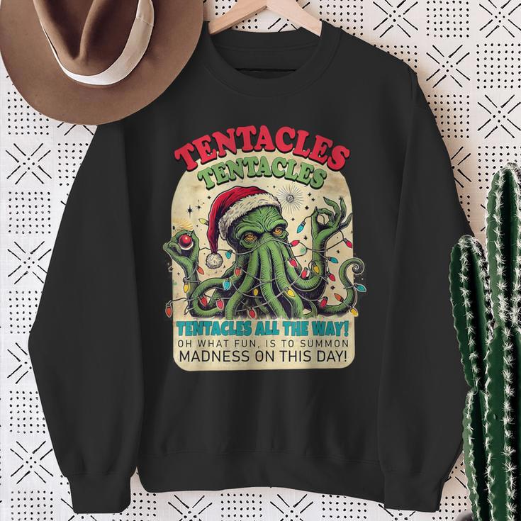 Cthulhu Christmas Tentacle Eldritch Holiday Sweatshirt Geschenke für alte Frauen