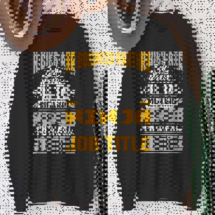 Hr Business Partner Job Title Camisa de entrenamiento Regalos para ancianas