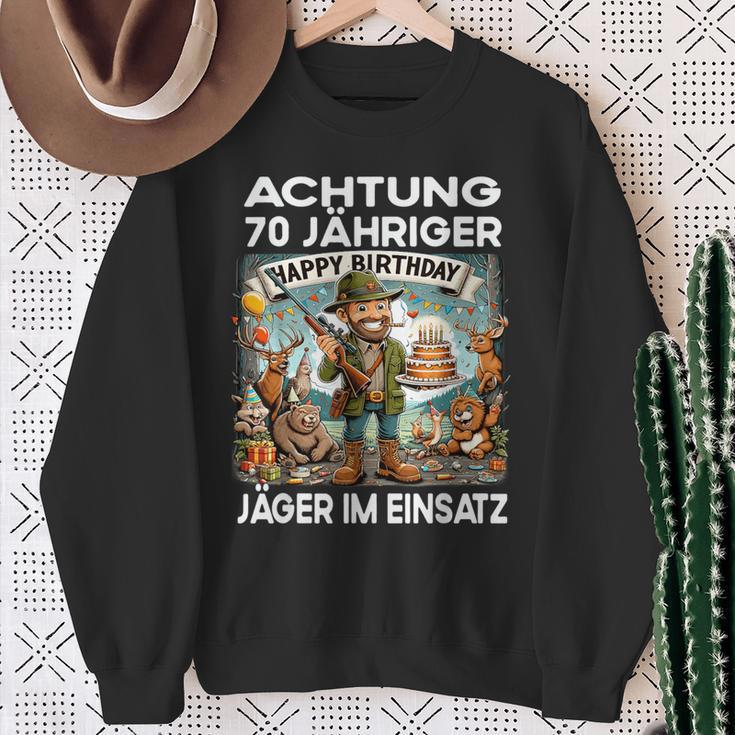 Hunter Forester Birthday 70 Years Old Sweatshirt Geschenke für alte Frauen