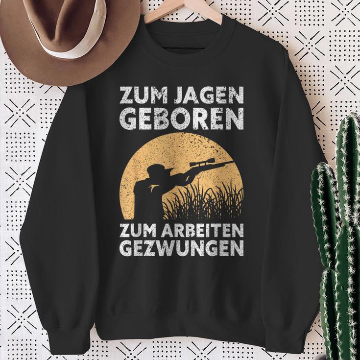 Hunter Zum Jagen Geboren S Sweatshirt Geschenke für alte Frauen