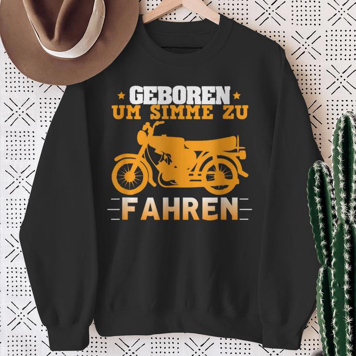 'Geboren Um S-51 Zu Fahren' Simson S51 Oldtimer Sweatshirt Geschenke für alte Frauen