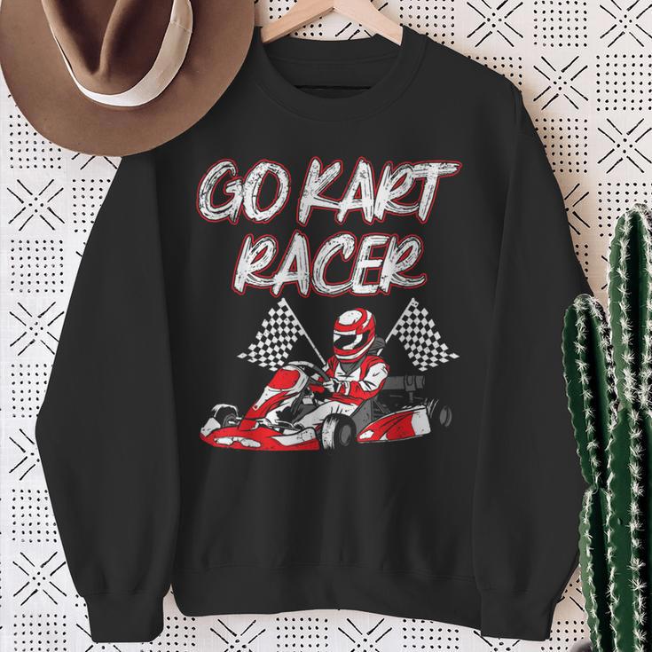 Go Kart Racer Red Kart Racing Kart Sweatshirt Geschenke für alte Frauen