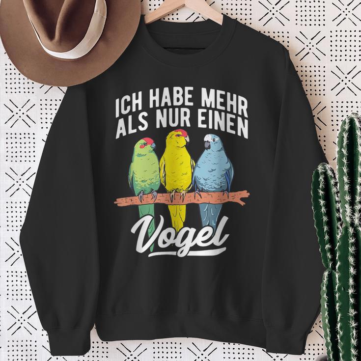 With Goat Parakeet Ich Habe Mehr Als Nur Einogel Parakeet Motif Sweatshirt Geschenke für alte Frauen