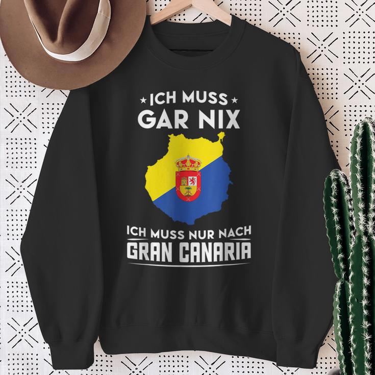 Gran Canaria Flag Travel Sweatshirt Geschenke für alte Frauen