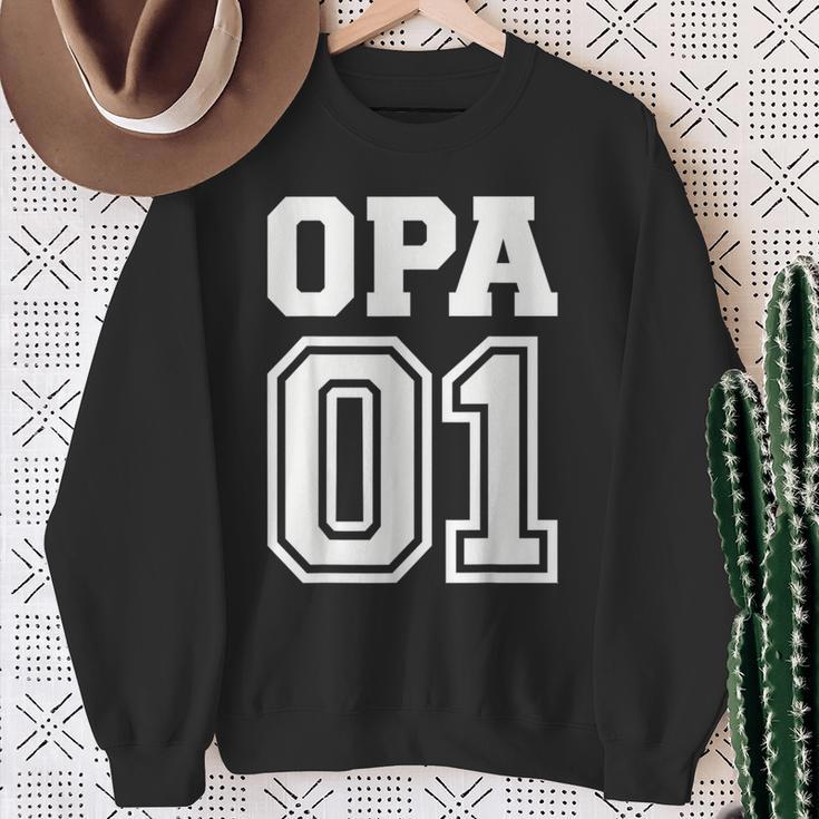 Grandpa 01 Sweatshirt Geschenke für alte Frauen