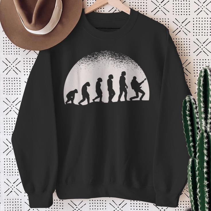 Guitar Player Evolution Guitar Sweatshirt Geschenke für alte Frauen