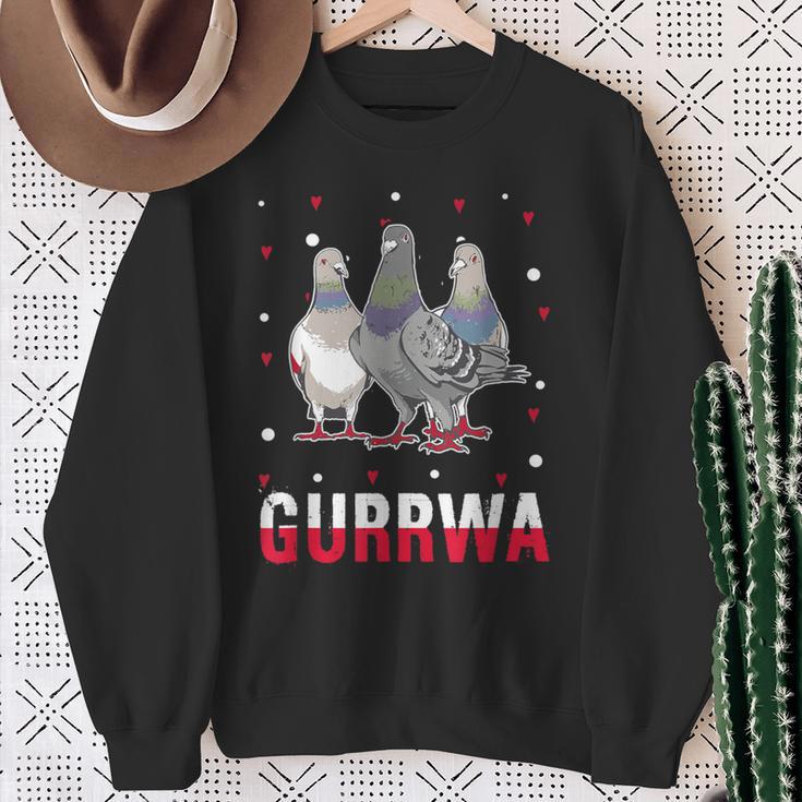 Gurrwa Dove Polska Kurwa For Proud Poland Sweatshirt Geschenke für alte Frauen