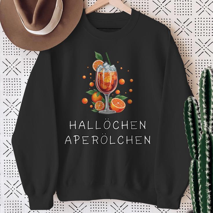 Hallöchen Aperölchen Cocktail Fancy Dress Spritz Costume Sweatshirt Geschenke für alte Frauen