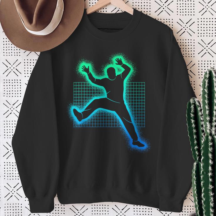 Handball Player Handballer Boys Handball Goalkeeper Sweatshirt Geschenke für alte Frauen