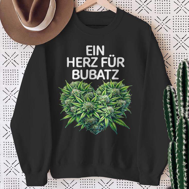 A Heart For Bubatz Bubatz Saying With Heart Bubatz Sweatshirt Geschenke für alte Frauen