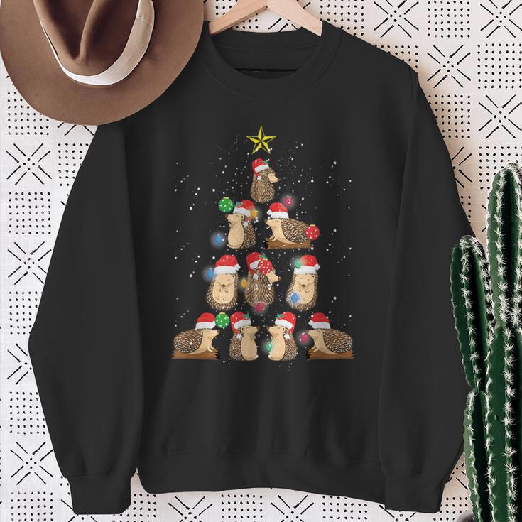 Hedgehog Christmas Animal Xmas Animal Love Pet Sweatshirt Geschenke für alte Frauen