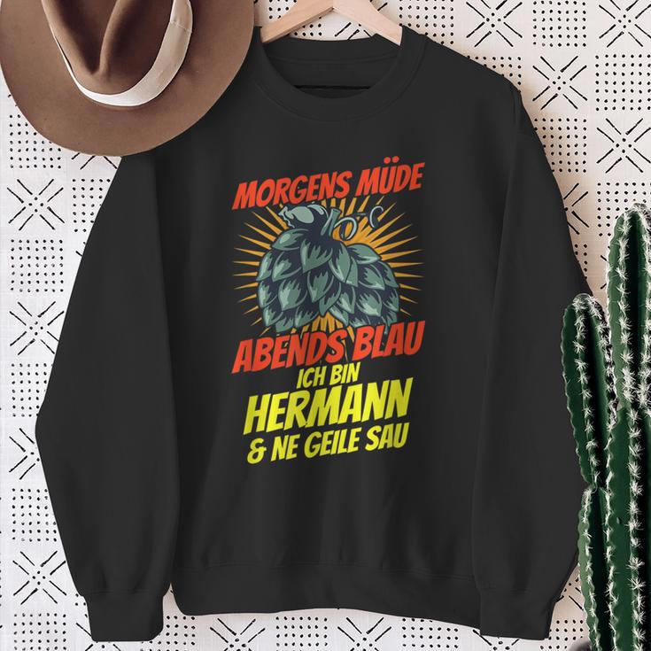 Hermann Name Saying Hermann Birthday Sweatshirt Geschenke für alte Frauen