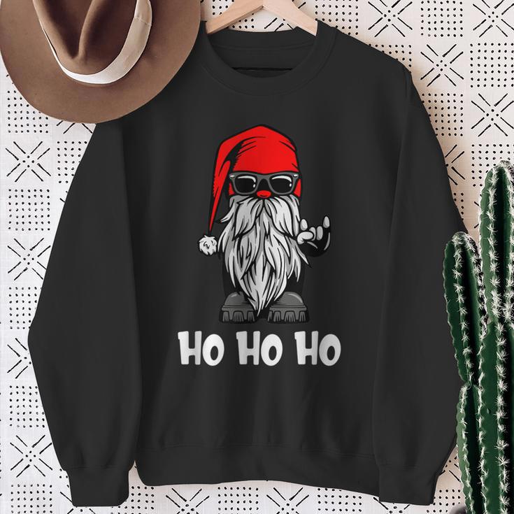 Ho Ho Ho Xmas Christmas Cool Santa Costume Sweatshirt Geschenke für alte Frauen