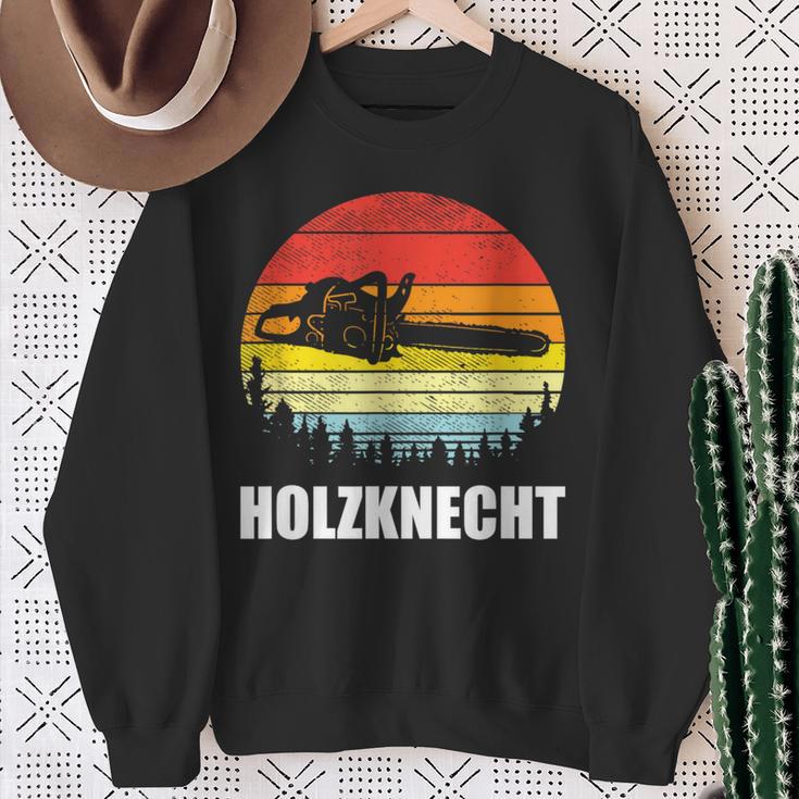 Holzknecht Woodcutter Chainsaw Sweatshirt Geschenke für alte Frauen