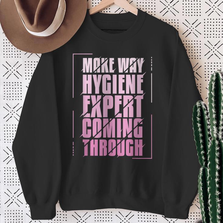 Hygiene-Experte Sweatshirt Geschenke für alte Frauen