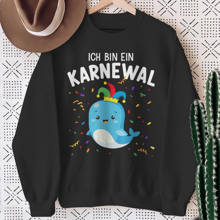 Ich Bin Ein Karnewal Whale Sweatshirt Geschenke für alte Frauen