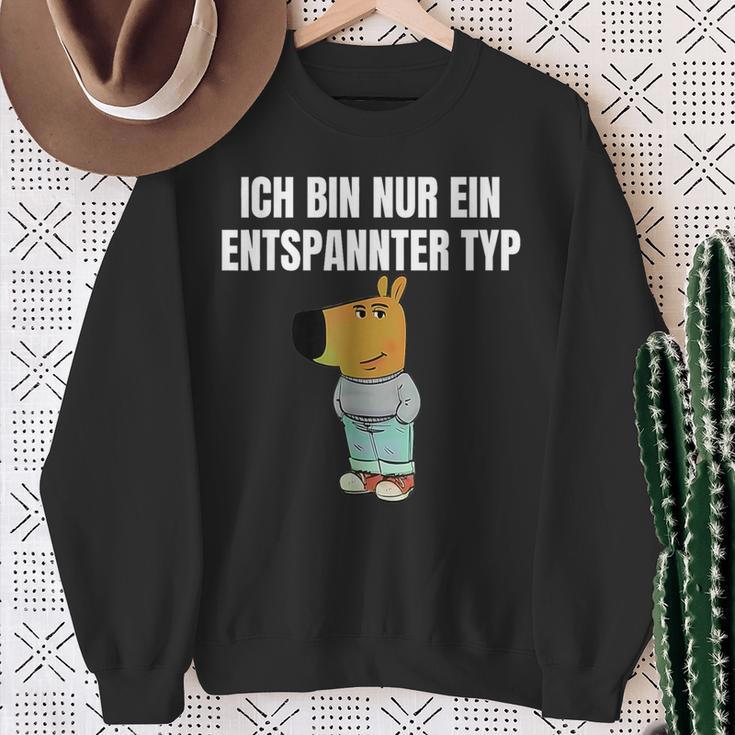 Ich Bin Einfach Ein Entspannter Typ Sweatshirt Geschenke für alte Frauen