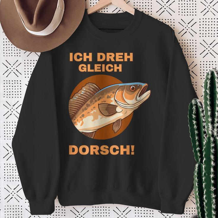 Ich Dreh Gleich Durch Dorsch Sweatshirt Geschenke für alte Frauen