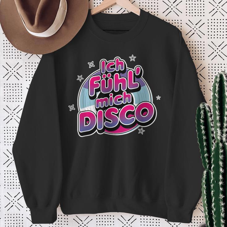 Ich Fühl Mich Disco Ball Apres Ski Malle Party Sweatshirt Geschenke für alte Frauen