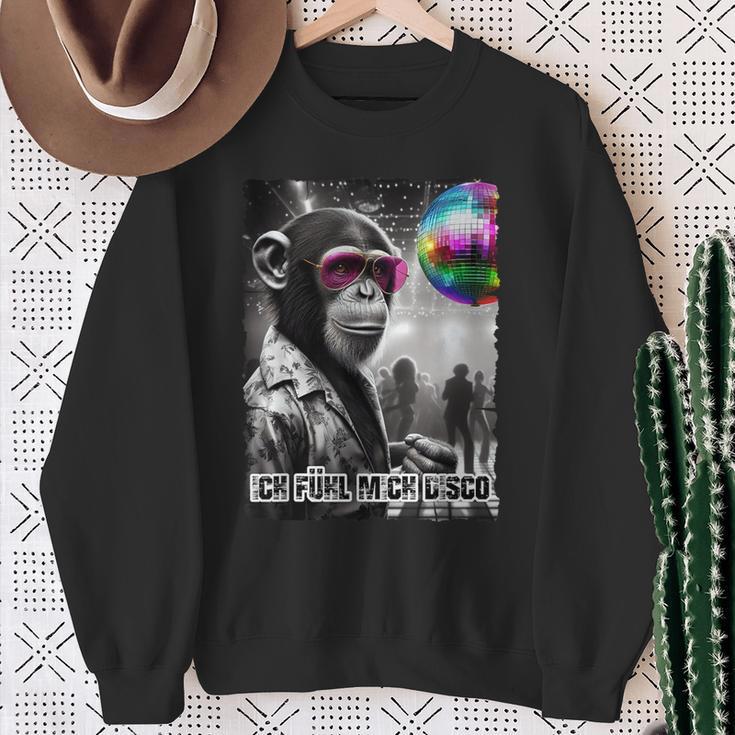 Ich Fühl Mich Fühl Mich Disco Ball Sweatshirt Geschenke für alte Frauen