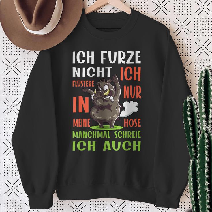 Ich Furze Nicht Ich Wistere Fartzen Sweatshirt Geschenke für alte Frauen