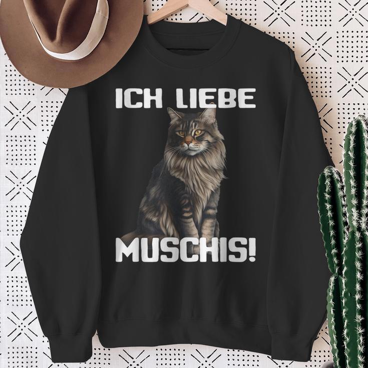 Ich Liebe Muschis I Love Sweatshirt Geschenke für alte Frauen