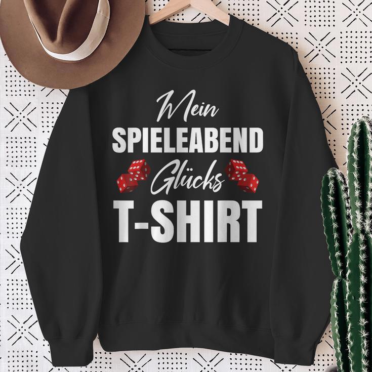 Ich Spieleleabend Glücks Sweatshirt Geschenke für alte Frauen