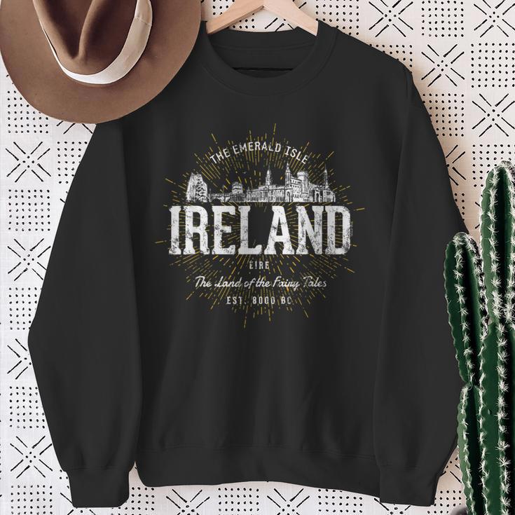 Irelandintage Style Retro Ireland Sweatshirt Geschenke für alte Frauen