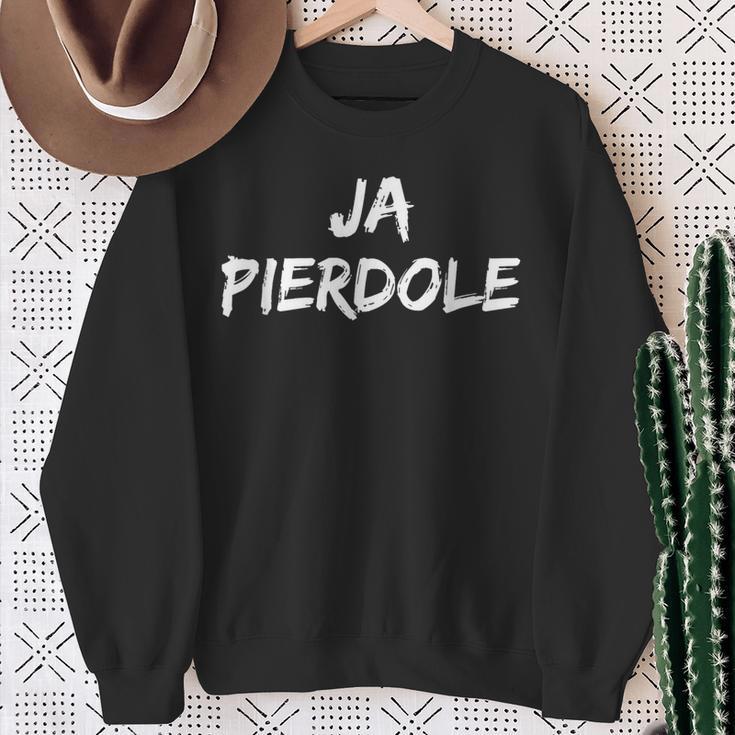 Ja Pierdole Polish Saying Kurwa Polska Poland Polski Pole Sweatshirt Geschenke für alte Frauen