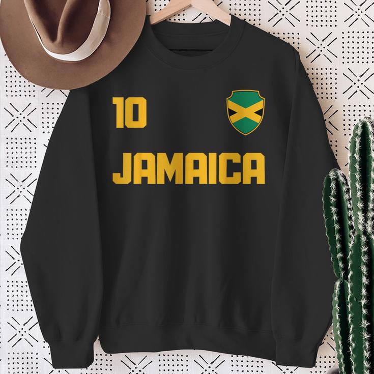 Jamaica Flag Reggae Music Fan Jersey Sweatshirt Geschenke für alte Frauen