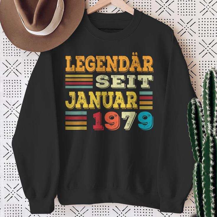 Januar 1979 Lustige Geschenke 46 Geburtstag Sweatshirt Geschenke für alte Frauen