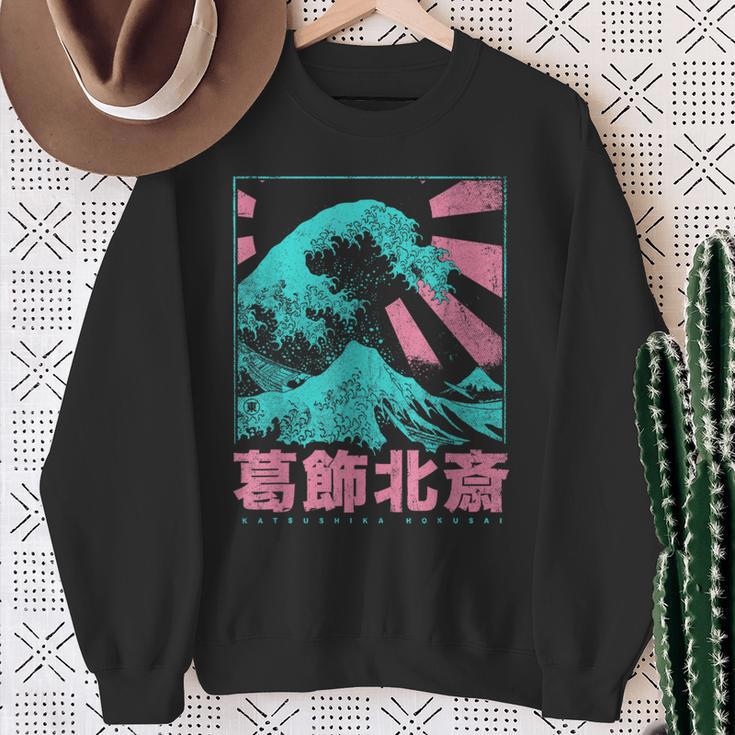 Japanese Hokusai Japan The Great Waveor Kanagawa Sweatshirt Geschenke für alte Frauen