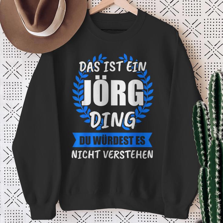 Jörg Name First Name Nickname Sweatshirt Geschenke für alte Frauen