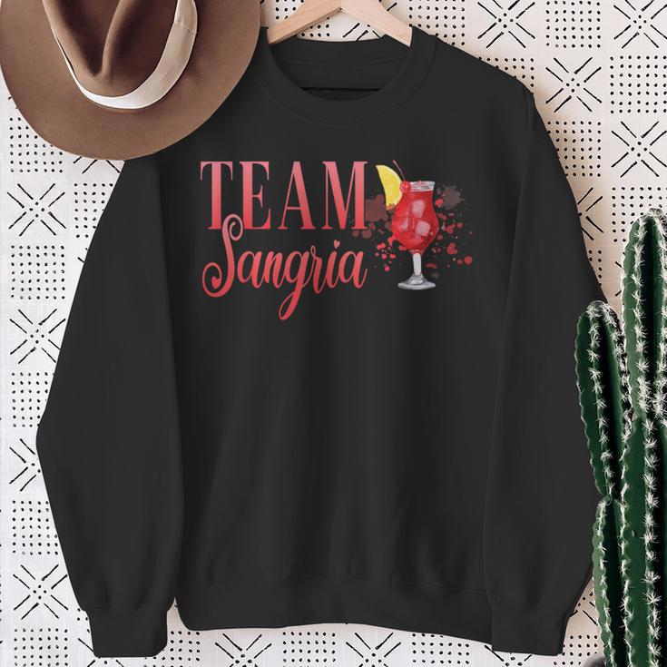 Junggesellinnenabschied Team Sangria Cocktail Für Barkeeper Sweatshirt Geschenke für alte Frauen