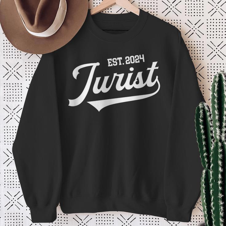 Jura Student 24 Jurists State Exam Passed 2024 Jurist Sweatshirt Geschenke für alte Frauen