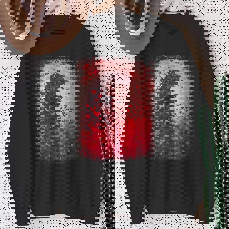 Kaiju Valentine Japan Monster Movie Valentine Japanese Sweatshirt Gifts for Old Women