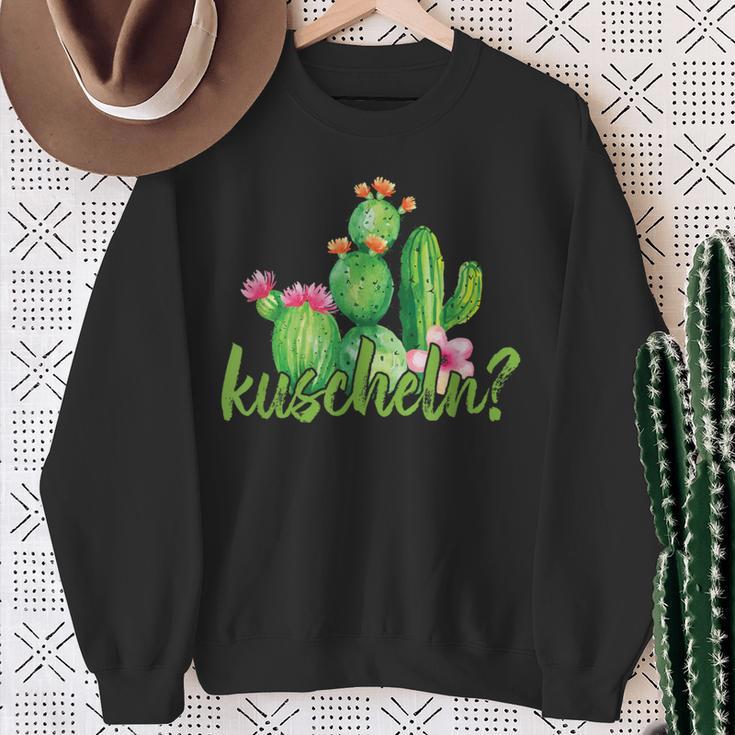 Kakn Kuscheln Kaktus Umarmen Witz Spaß Liebe Geschenk Sweatshirt Geschenke für alte Frauen