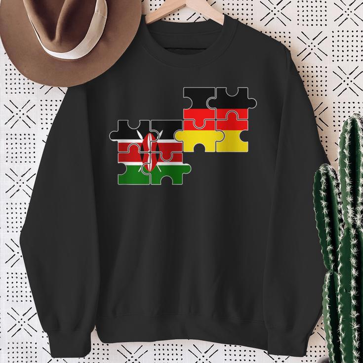 Kenya Germany Flag German Kenyan Sweatshirt Geschenke für alte Frauen