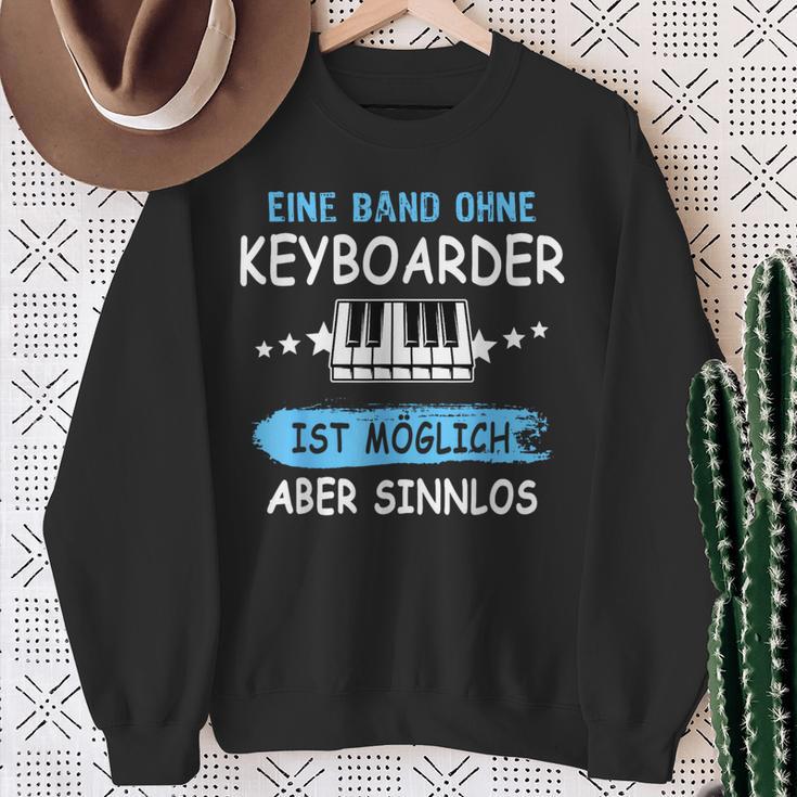 Keyboarder Musician Fun Sayings Music Piano Accessories Sweatshirt Geschenke für alte Frauen