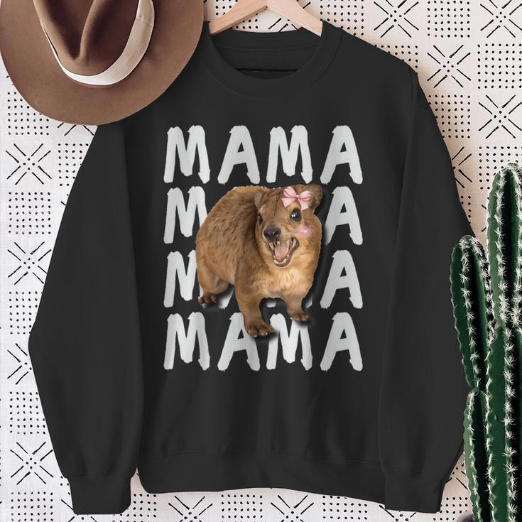 Klippschliefer Hyrax Meme Sweatshirt Geschenke für alte Frauen