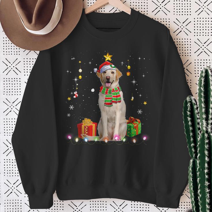 Labrador Retriever Dog Tree Christmas Jumper Xmas Dogs Sweatshirt Geschenke für alte Frauen