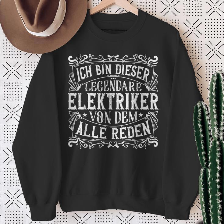 Legendary Electronician Work & Work Electrician Sweatshirt Geschenke für alte Frauen