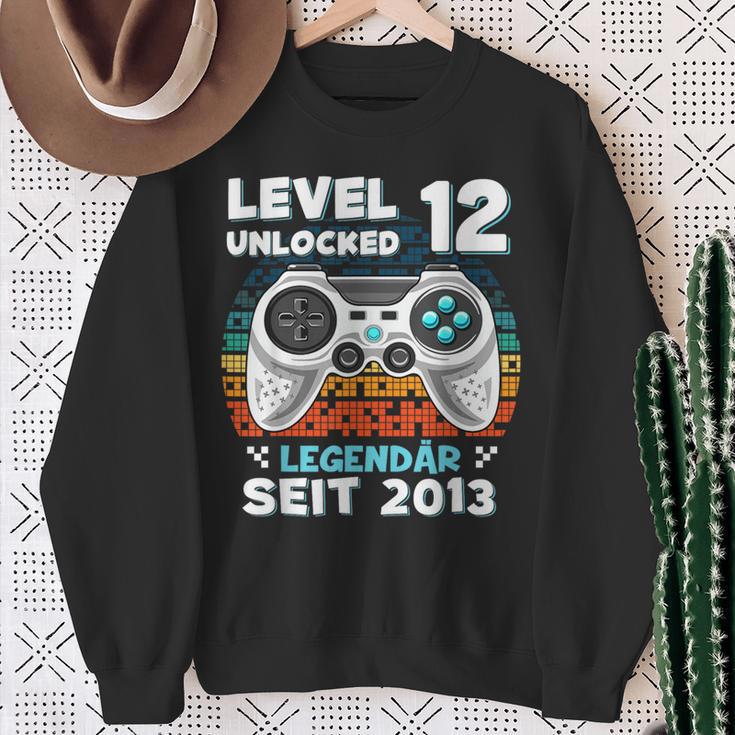 Level 12 Jahre Geburtstags Junge Gamer 2013 Geburtstag Sweatshirt Geschenke für alte Frauen