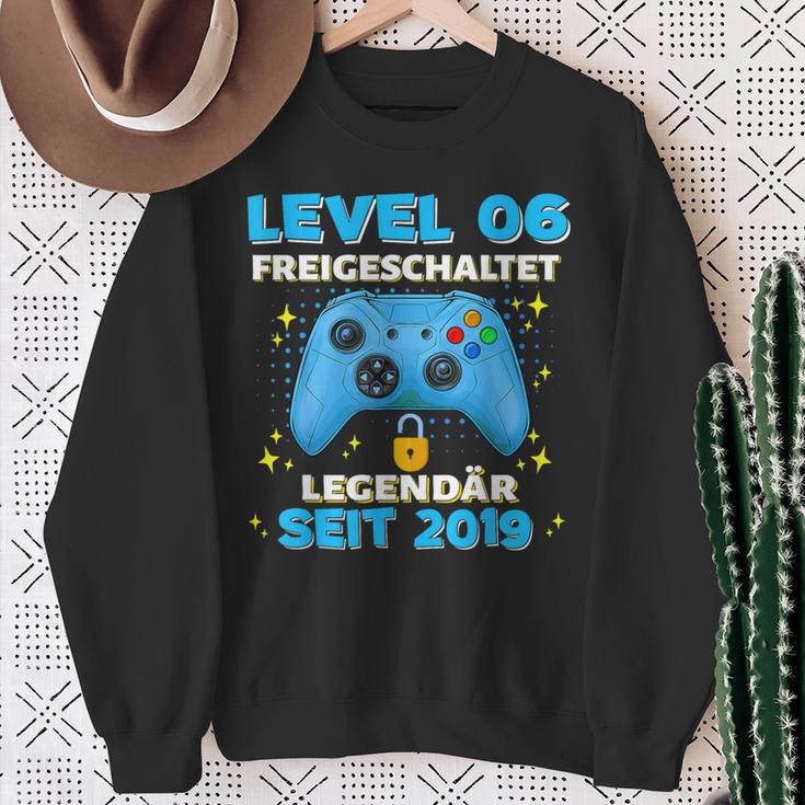 Level 6 Jahre Geburtstags Junge Gamer 2019 Geburtstag Sweatshirt Geschenke für alte Frauen