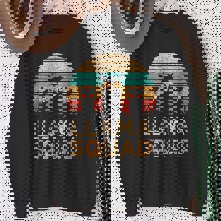 Llama Squad Sunglasses Cool Llamas Vintage Tank Top Sweatshirt Gifts for Old Women