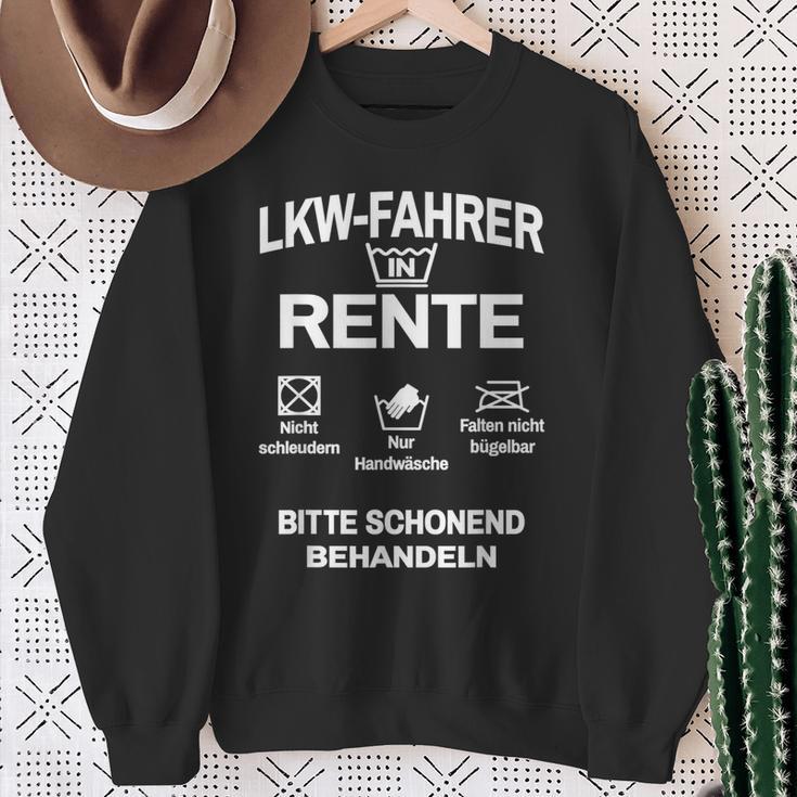 Lorry Driver In Retirement Sweatshirt Geschenke für alte Frauen