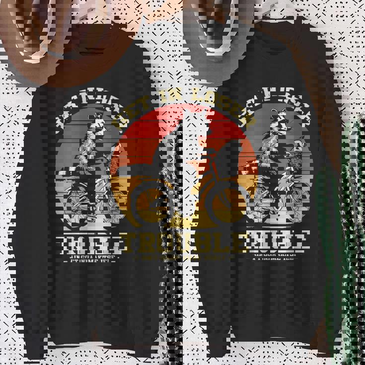 Get In Loser Raccoon Opossum Trash Panda Sweatshirt Gifts for Old Women