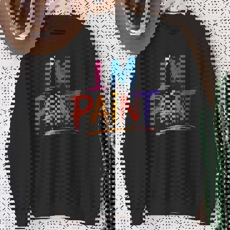 I Love To Finger Paint Couples Sweatshirt Gifts for Old Women